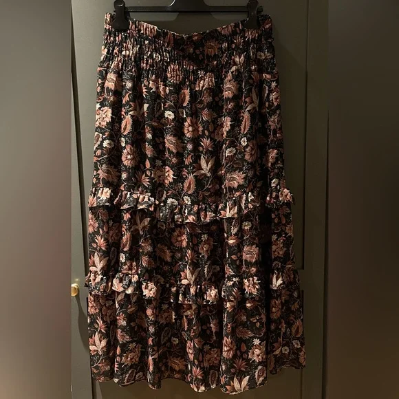 Madewell Ruffle Tiered Midi Skirt - Picture 11 of 11